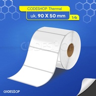 Thermal Label Sticker 90 x 50 90x50 mm/ 90x50mm/ 9x5 cm/ 1000 Pcs
