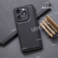 Itel A70 Case Pro Leather Black Itel A70