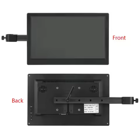 11.6" LCD IPS Displayer VGA HDMI Monitor 11.6 Inch Industrial + 33mm 25mm Microscope Stand Holder Fo