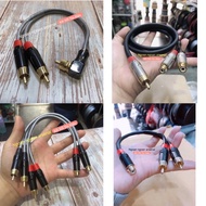 Quality lotus splitter (av, rca) 1 to 2, 20cm long