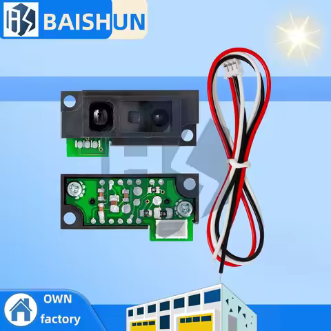 GP2Y0A51SK0F High-Precision IR Ranging Sensor Module: 2-15cm Detection Range, 5V I2C Output (Compati