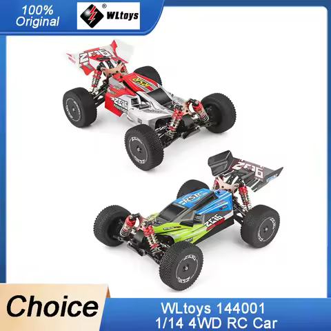 WLtoys 144001 1/14 4WD RC Car 2.4G 65KM/H High Speed Off-Road Drift Metal Chassis RTR