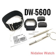 tali jam ❈✢♠( ) ORIGINAL CASIO G-SHOCK BEZEL AND BAND FOR DW-5600 . NYLON STRAP