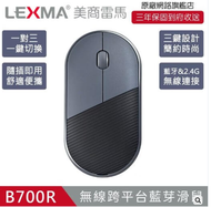 ~星逵電腦 逢甲自取~ LEXMA B700R 無線跨平台 藍牙+2.4Ghz 無線滑鼠 夜幕藍