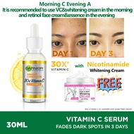 Garnier Bright Complete Vitamin C Serum (30Ml) - Brightening Face Serum Skincare for Dark Spots Remo
