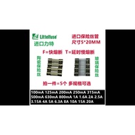 Lite 5 * 20 Ceramic Fuse Tube 250V T F1A2A3.15 A4A5A6.3 A8A10A1