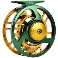 Sougayilang Fly Fishing Reel Light Weight 5/6WT Fly Reel Large Arbor Aluminum Fly Fishing Reel Hand-