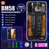 2026 Years 100% Original Xiaomi 11T Pro battery Replace/Model BM58(Send free tools)