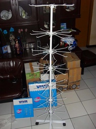 display kentang spiral 7 susun || tempat pajangan