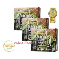 Delish Organics Green Juice Organic Mulberry Leaf Powder Excellent Fat &amp; Carb Blocker - 60 Sachets x 3 Boxes