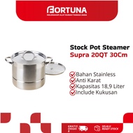 Stock Pot Steamer Supra 20QT