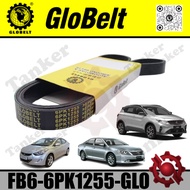Proton X50 & Toyota Camry ACV50 2.5 & Hyundai Elantra 1.6 2012 Globelt Fan Belt (6PK1255)