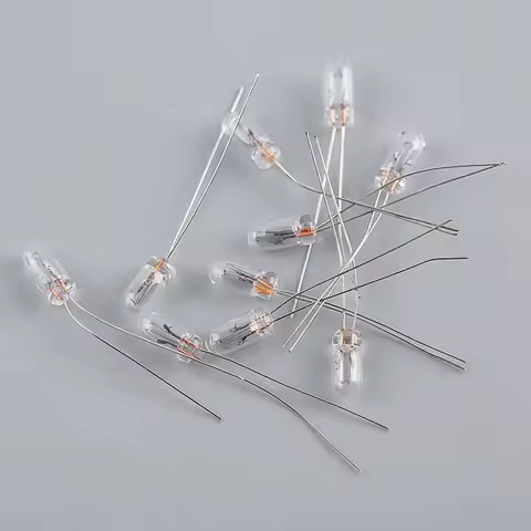 Different size 10pcs Miniature 0.07A 3mm 4mm 5mm 1.5V,3V,6V, 9V,12V, 24V Lamp Light Bulb Edison Inca