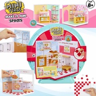 พร้อมส่ง MGA’s Miniverse Make It Mini Spaces Pizza Shop - Includes 1 Pack Building Set DIY Crafts Fo