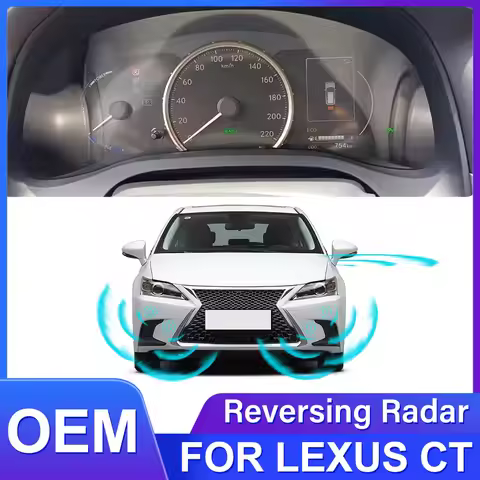 Original Sensors Car Parking Sensor Assistance Backup Radar Buzzer System Rear Front Bumper For Lexu