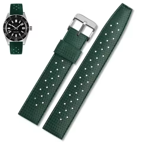 20 22mm Tropical Rubber Strap for Seiko /New Diving Sport Watch Band for Samsung Gear Sport /Huawei 