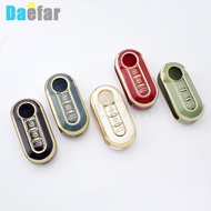 3 Buttons TPU Car Key Case Cover for Fiat 500 Flip Folding Remote Key Shell for Fiat Punto Panda Car