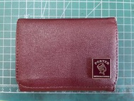 porter 酒紅色零錢包 international 袋包 短夾 皮夾 錢包