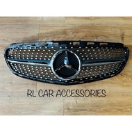 Mercedes Benz W212 2012 2013 2014 Facelift Diamond Panamericana GT Front grill grille logo emblem bo