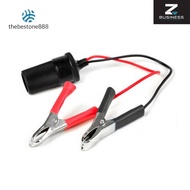 ZS  12V Car   Socket Adapter Socket Cable + Battery Clamp