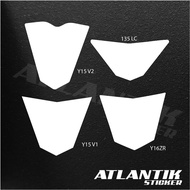 Sticker Background Hitam Number Plate Motor / TIDAK SEKALI NO PLAT y15 v1 / v2 lc135 / y16