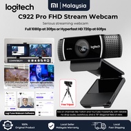 Free Tripod - Logitech C922 Pro FHD Stream Webcam Full 1080p 30fps 60fps Serious Streaming Webcam Dr