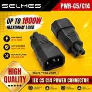IEC C14 C5 Power Adapter Socket Power Connector For Power Supply  Printer Pc Desktop Camera -SELMES