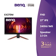 BenQ MOBIUZ EX270M | Gaming Monitor（1ms/27"/IPS/240Hz/treVolo/sRGB 99%/Height Adjustment）