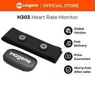 Magene H303 Heart Rate Monitor Mover Bluetooth ANT + Sensor With Chest Strap Bike Sports Band