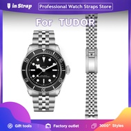 Apply To Tudor Watch Band, Premium Stainless Steel Five - Bead Strap 20/21mm For Black Bay 1958 Seri