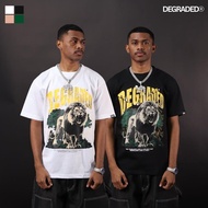 Degraded "PREY & SURVIVAL COLLECTION" Regular Size Mens T-shirts Clothes Cotton Menswear Top