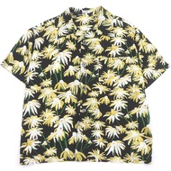 LOEWE H2109870SU 雛菊印花開顏色短袖夏威夷襯衫，黑黃配色，S碼，正品，男款，成色極佳。