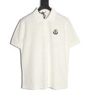 Moncler/Mengkou 2026 Classic Round Neck Short-Sleeved T-Shirt Men Women Niche Trendy Official Websit