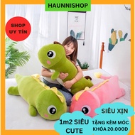 Heart-Tail Dinosaur Teddy Bear Size 1m2, High Quality Stuffed Animal, Suitable as a Meaningful Gift 