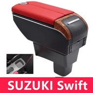 For SUZUKI Swift Console Armrest Box Adjustable Centre ConsoleAuto Storage box Car accessories Retrofit parts Interior with Charging USB Interface Cup Holder Arm Rest