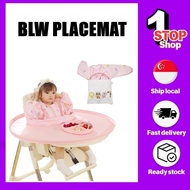 BLW Bib and Tray Waterproof Weaning Bib Baby Chair Cover Blw YXX 318
