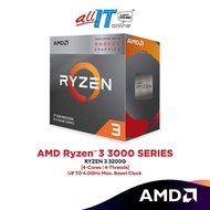 AMD Ryzen 3 3200G AM4 Processor (4-Cores/4Threads) |  AMD Ryzen 3 3000 Series