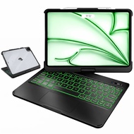 Rotating Magic Control Keyboard Suitable for Apple iPad Pro 37cm Air5 A14/A16 Backlight Keyboard