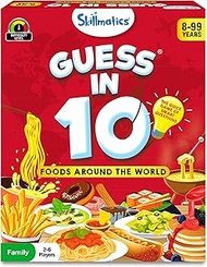 Skillmatics Card Game : Guess in 10 Foods Around The World | Gifts for 8 Year Olds and Up | Quick Ga