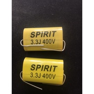5 PCS FREQUENCY CAPACITOR 3.3UF 400V SPIRIT