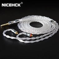 Nicehck LitzPS-Pro Upgrade Cable 8 Core 4N Litz Pure Silver Cable