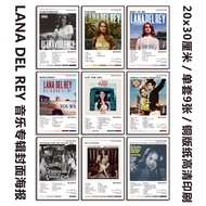 Lana del rey (lana del rey) Music Album Poster Decorative Painting 27x40 cm 9 Sheets