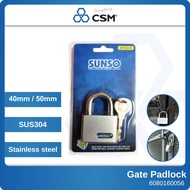 CSM SUNSO SST230 40MM 50MM STAINLESS STEEL PADLOCK