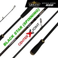 Ajiking Black Star Max Load Spinning Fishing Rod (12kg/6'0ft-6'6ft) Spinning Rod