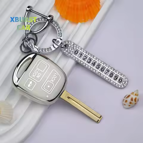 TPU Car Key Case Cover Holder for Lexus GX470 RX350 ES300 for Toyota Land Cruiser Camry Corolla FJ C