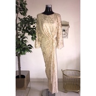 Baju Raya/Dress/pario Nude colour (Prelove) Cantik
