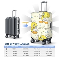 Tweety Bird Elastic Luggage Cover ，trolley case Travel Suitcase Protective Cover ，18-32 Inch Thick D