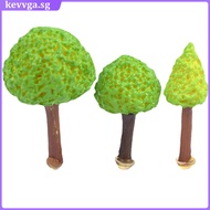 Ornament Decor Small Tree Ornaments Miniature Figurines Cartoon Garden Tiny Tabletop Christmas Model Trees Pine  kevvga