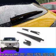 Honda HRV HR-V 2021-2023 / VEZEL 2022 2023 Auto ABS Chrome Plated Accessories Rear Wiper Trim Cover (Silver carbon) External Modification Parts