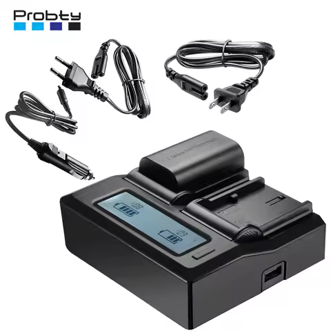 2 Slots Battery Charger LP-E6NH LP-E6N LP-E6 For Canon EOS 5DS 5D 6D 6D II 7D 7D-II 7D Mark II EOS 9
